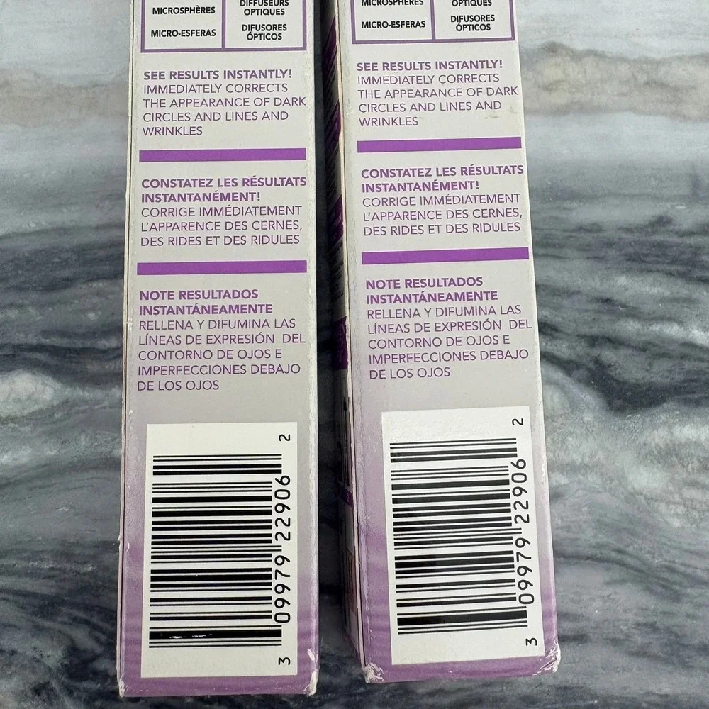 Lot of 2 Revlon Youth FX Fill Blur Concealer 06 Deep 0.11oz New Boxed